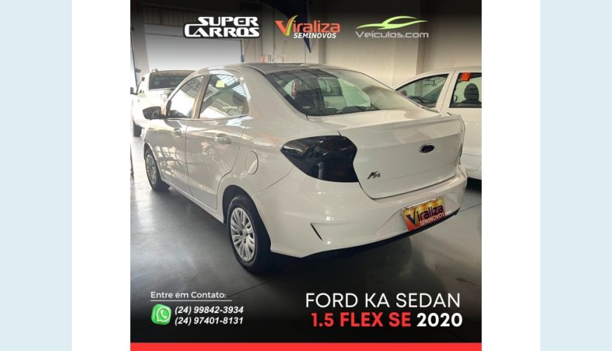 FORD KA - BRANCO - 2020 Foto 4 (Grande)