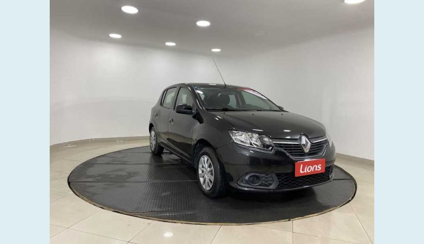 RENAULT SANDERO EXPRESSION 1.0 16V FLEX - PRETO - 2015 Foto 4 (Grande)