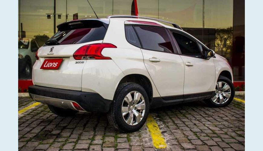 PEUGEOT 2008 ALLURE 1.6 16V FLEX - BRANCO - 2016 Foto 4 (Grande)