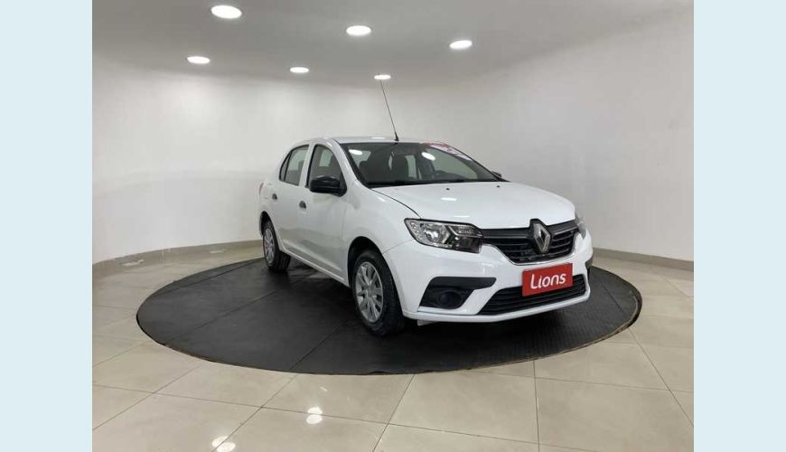 RENAULT LOGAN LIFE 1.0 12V SCE (FLEX) - BRANCO - 2020 Foto 4 (Grande)