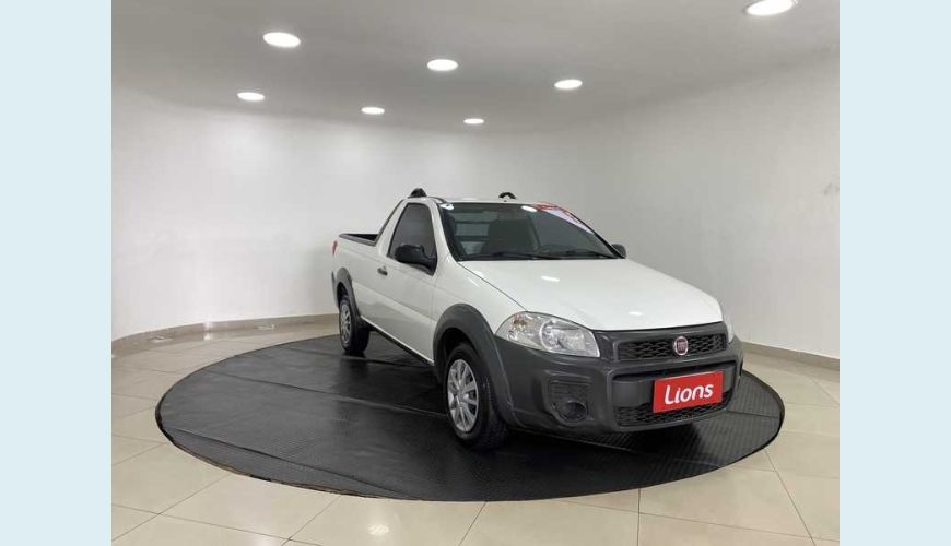 FIAT STRADA HARD WORKING 1.4 (FLEX) (CABINE SIMPLES) - BRANCO - 2018 Foto 4 (Grande)