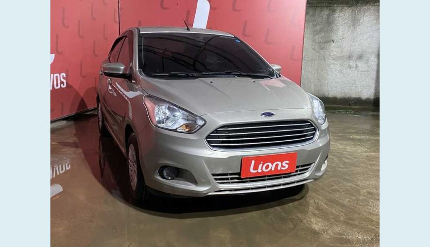FORD KA SEDAN SE PLUS 1.0 FLEX - PRATA - 2015 Foto 4 (Grande)