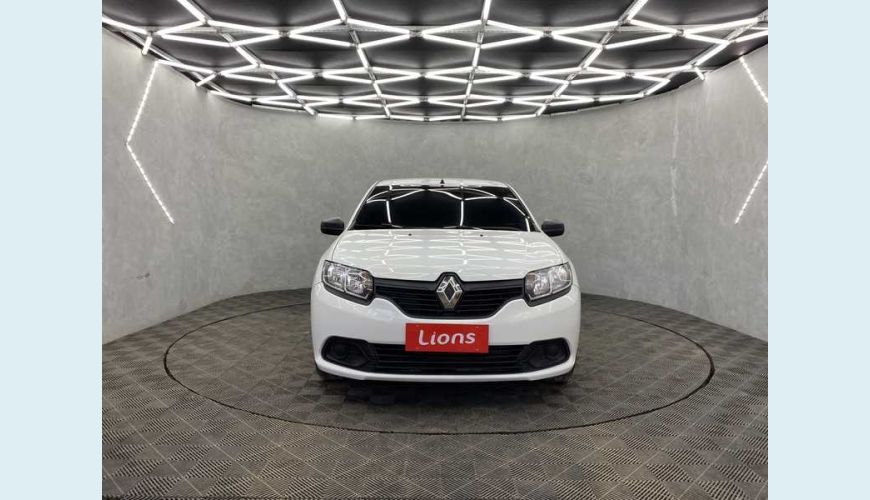 RENAULT LOGAN AUTHENTIQUE 1.0 12V SCE (FLEX) - BRANCO - 2020 Foto 4 (Grande)