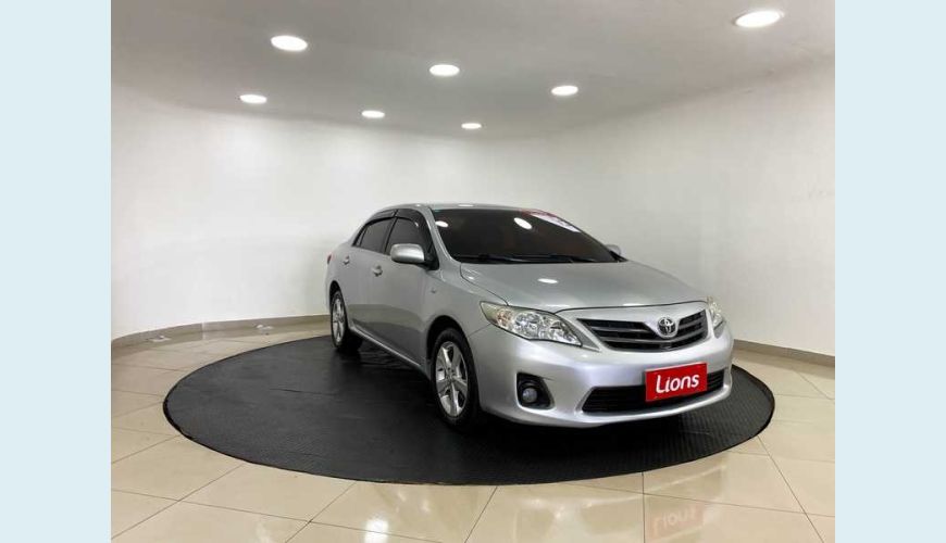 TOYOTA COROLLA SEDAN 1.8 DUAL VVT-I GLI FLEX - PRATA - 2013 Foto 4 (Grande)