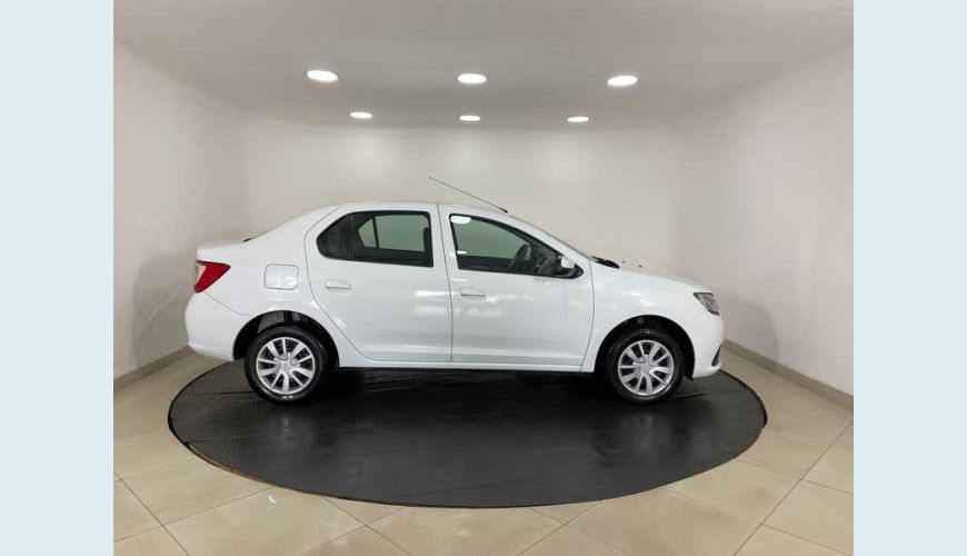 RENAULT LOGAN AUTHENTIQUE 1.0 12V SCE (FLEX) - BRANCO - 2020 Foto 4 (Grande)