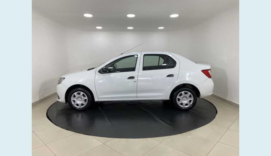 RENAULT LOGAN AUTHENTIQUE 1.0 12V SCE (FLEX) - BRANCO - 2020 Foto 4 (Grande)