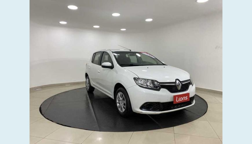 RENAULT SANDERO EXPRESSION 1.6 16V SCE FLEX - BRANCO - 2018 Foto 4 (Grande)