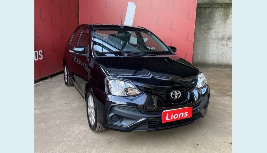 TOYOTA ETIOS SEDAN X PLUS 1.5 AUT. FLEX - PRETO - 2020 Foto 4 (Grande)