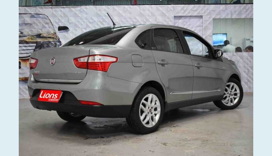FIAT GRAND SIENA ESSENCE 1.6 16V DUALOGIC FLEX - PRATA - 2015 Foto 4 (Grande)