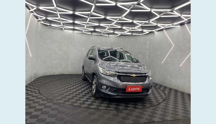 CHEVROLET SPIN PREMIER 7S 1.8 (AUT) (FLEX) - CINZA - 2020 Foto 4 (Grande)