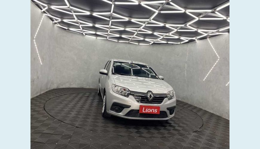 RENAULT LOGAN ZEN 1.0 12V SCE (FLEX) - PRATA - 2020 Foto 4 (Grande)