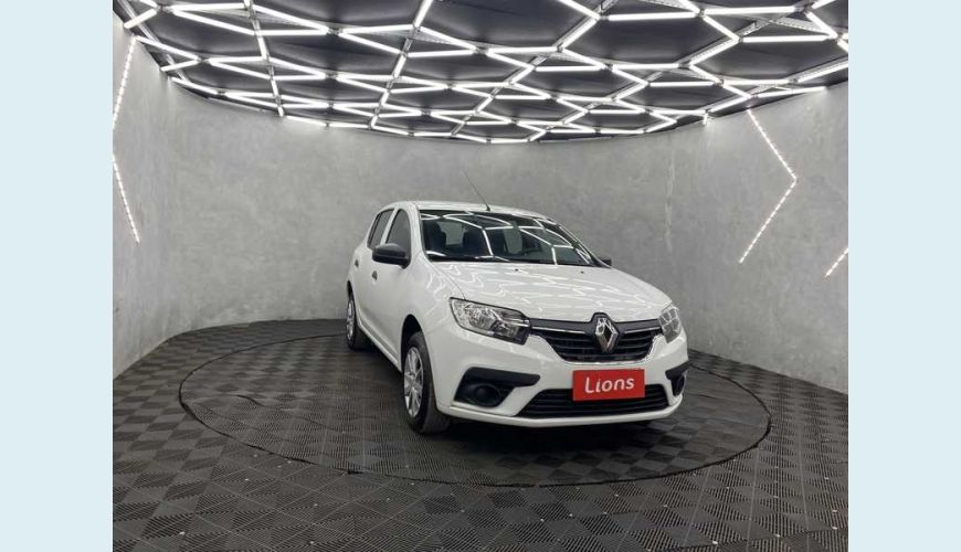 RENAULT SANDERO LIFE 1.0 12V SCE (FLEX) - BRANCO - 2021 Foto 4 (Grande)