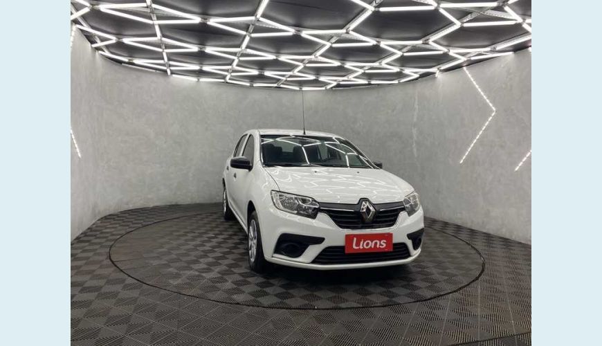 RENAULT LOGAN LIFE 1.0 12V SCE (FLEX) - BRANCO - 2021 Foto 4 (Grande)