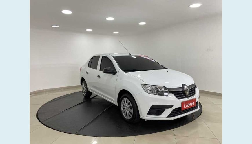 RENAULT LOGAN ZEN 1.0 12V SCE (FLEX) - BRANCO - 2020 Foto 4 (Grande)