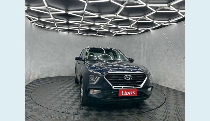 HYUNDAI CRETA COMFORT 1.0 TURBO (AUT) (FLEX) - AZUL - 2024 Foto 4 (Grande)