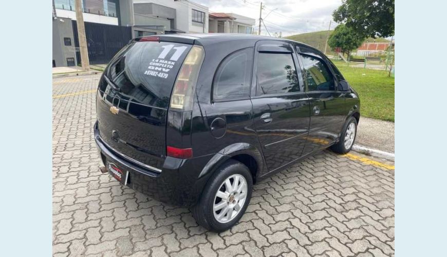 CHEVROLET MERIVA MAXX 1.4 (FLEX) - PRETO - 2011 Foto 4 (Grande)