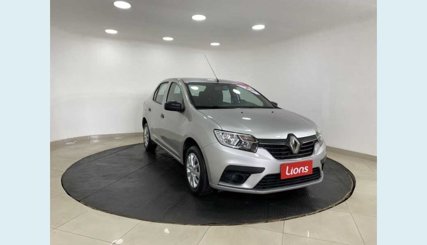 RENAULT LOGAN ZEN 1.0 12V SCE (FLEX) - PRATA - 2020 Foto 4 (Grande)