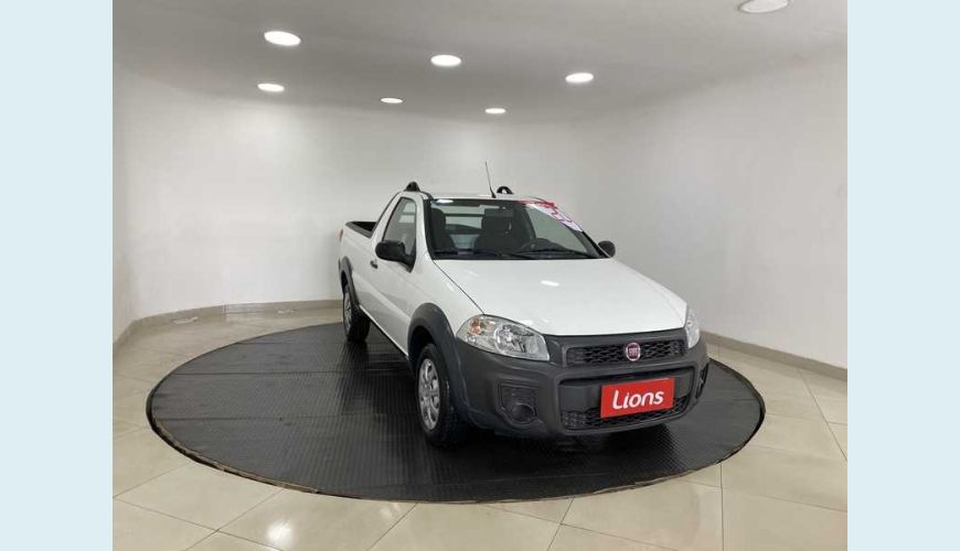 FIAT STRADA HARD WORKING 1.4 (FLEX) (CABINE SIMPLES) - BRANCO - 2020 Foto 4 (Grande)