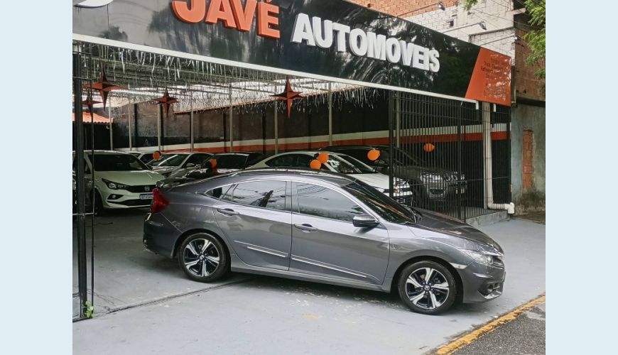 HONDA CIVIC SEDAN EXL 2.0 FLEX 16V AUT.4P - CINZA - 2019 Foto 4 (Grande)