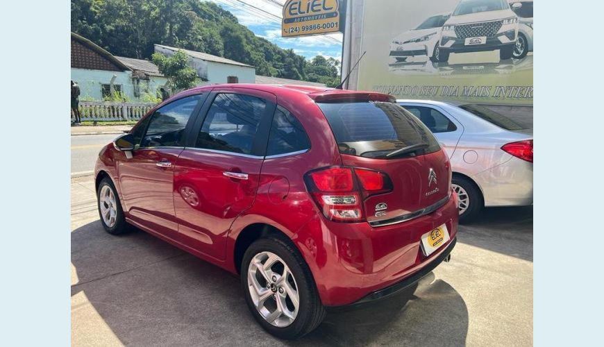 CITROËN C3 120A EXCLUSIV - VERMELHO - 2014 Foto 4 (Grande)