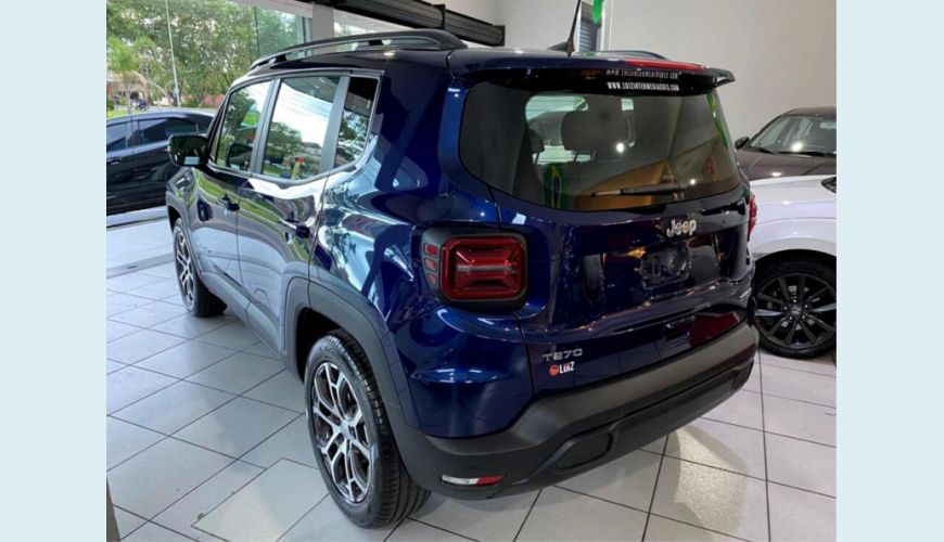 JEEP RENEGADE LONGITUDE T270 1.3 FLEX AUT. 4P - AZUL - 2025 Foto 4 (Grande)