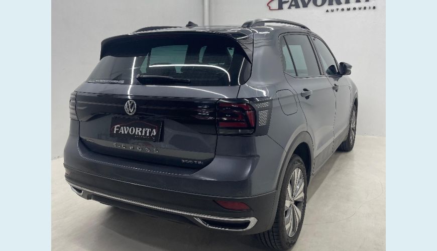 VOLKSWAGEN T-CROSS 1.0 TSI FLEX 12V 5P AUT. - CINZA - 2020 Foto 4 (Grande)