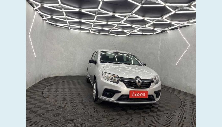 RENAULT LOGAN LIFE 1.0 12V FLEX MANUAL 4P - PRATA - 2022 Foto 4 (Grande)