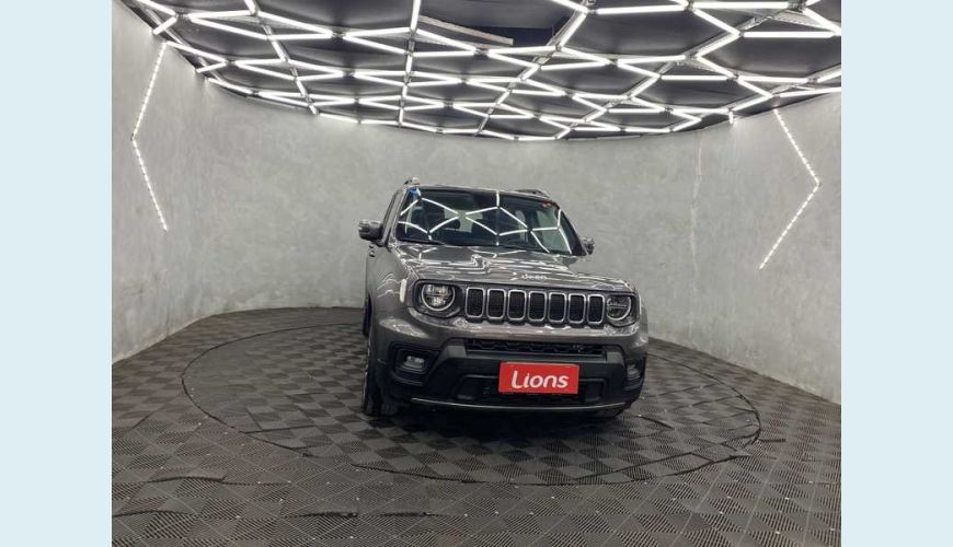 JEEP RENEGADE LONGITUDE 1.3 TURBO FLEX AUT. 4P - CINZA - 2022 Foto 4 (Grande)