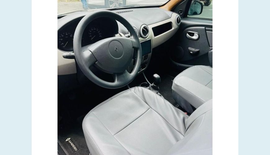 RENAULT SANDERO EXPRESSION 1.0 16V FLEX MANUAL 4P - PRATA - 2011 Foto 4 (Grande)