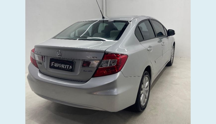 HONDA CIVIC LXS 1.8 FLEX AUT. 4P - PRATA - 2015 Foto 4 (Grande)