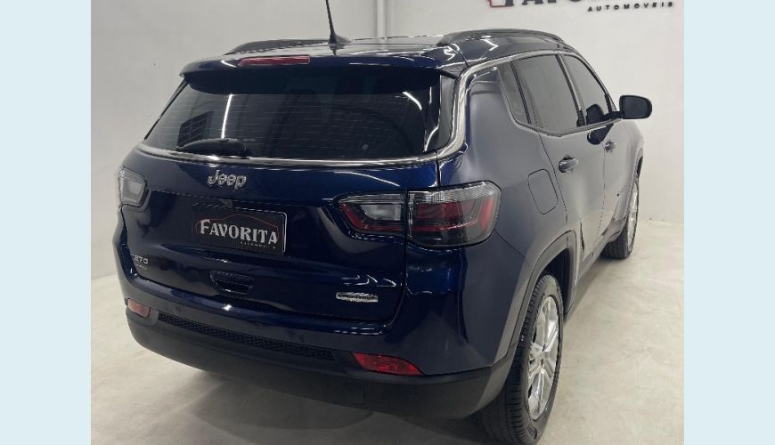 JEEP COMPASS LONG. T270 1.3 FLEX AUT. 4P - AZUL - 2022 Foto 4 (Grande)