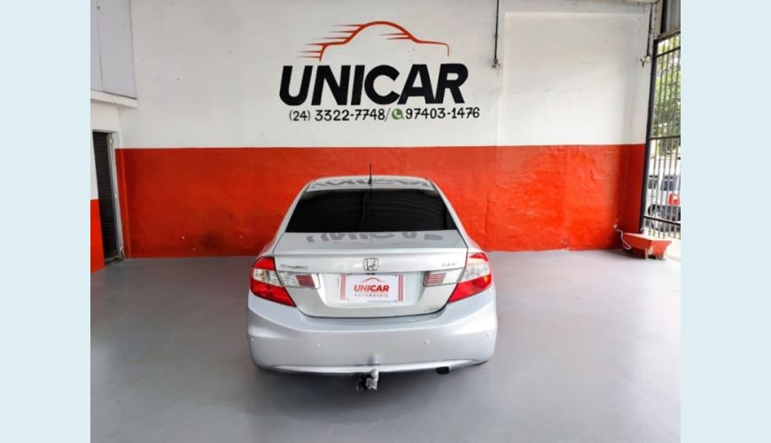HONDA CIVIC FLEX MANUAL 4P - PRATA - 2014 Foto 4 (Grande)