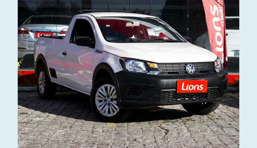 VOLKSWAGEN SAVEIRO ROBUST 1.6 MSI CS FLEX MANUAL 2P - BRANCO - 2019 Foto 4 (Grande)