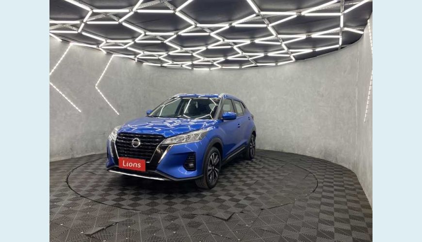 NISSAN KICKS ADVANCE 1.6 FLEX MANUAL 4P - AZUL - 2022 Foto 4 (Grande)