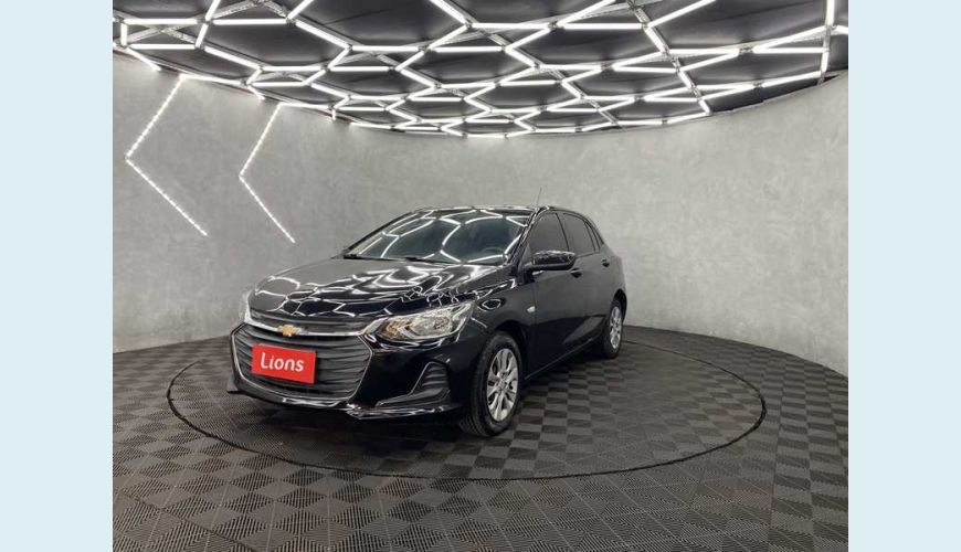 CHEVROLET ONIX LT 1.0 FLEX MANUAL 4P - PRETO - 2020 Foto 4 (Grande)