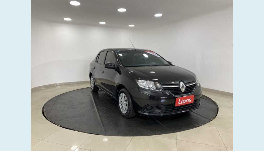 RENAULT LOGAN AUTHENTIQUE 1.0 12V FLEX MANUAL 4P - PRETO - 2019 Foto 4 (Grande)