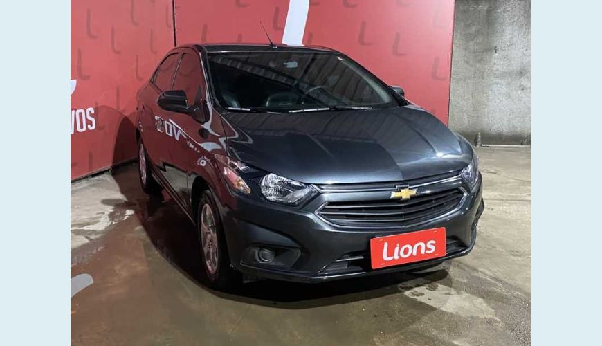 CHEVROLET PRISMA ECO LT 1.4 FLEX MANUAL 4P - CINZA - 2019 Foto 4 (Grande)