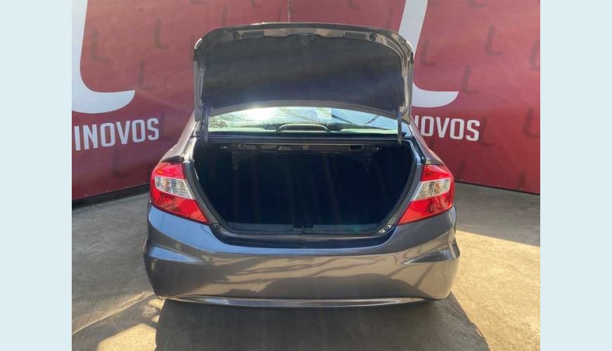 HONDA CIVIC NEW LXS 1.8 16V I-VTEC FLEX AUT. 4P - CINZA - 2013 Foto 4 (Grande)