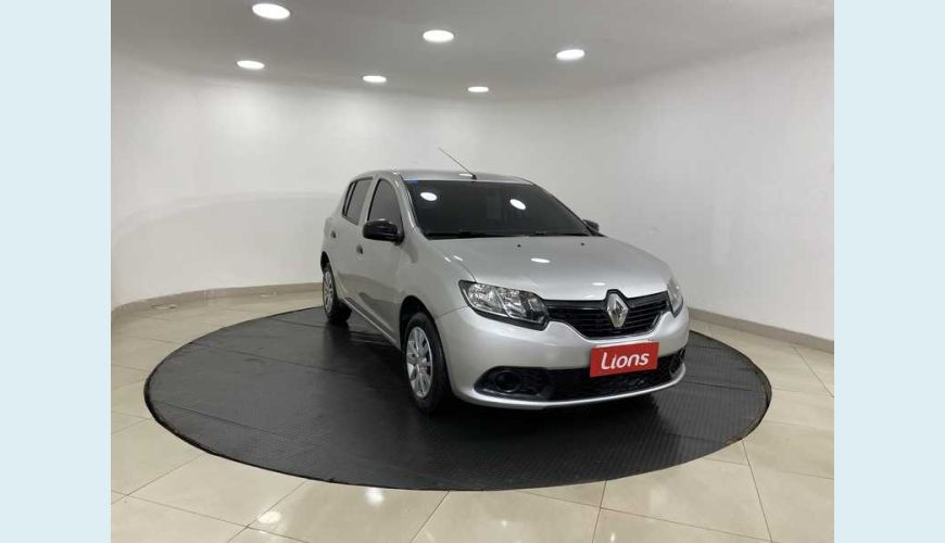 RENAULT SANDERO AUTHENTIQUE 1.0 12V FLEX AUT. 4P - PRATA - 2018 Foto 4 (Grande)
