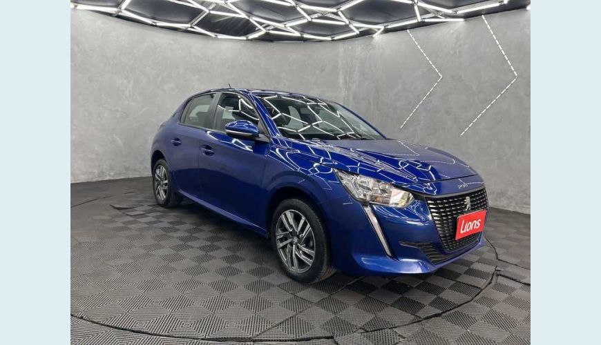 PEUGEOT 208 ALLURE 1.6 FLEX AUT. 4P - AZUL - 2022 Foto 4 (Grande)
