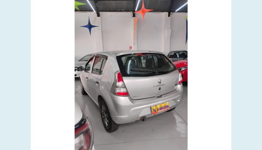 RENAULT SANDERO FLEX MANUAL 4P - PRATA - 2014 Foto 4 (Grande)