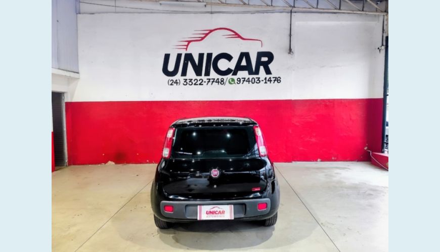 FIAT UNO FLEX MANUAL 4P - PRETO - 2014 Foto 4 (Grande)