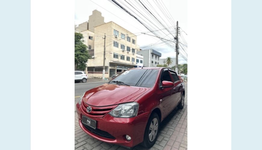 TOYOTA ETIOS - VERMELHO - 2016 Foto 4 (Grande)
