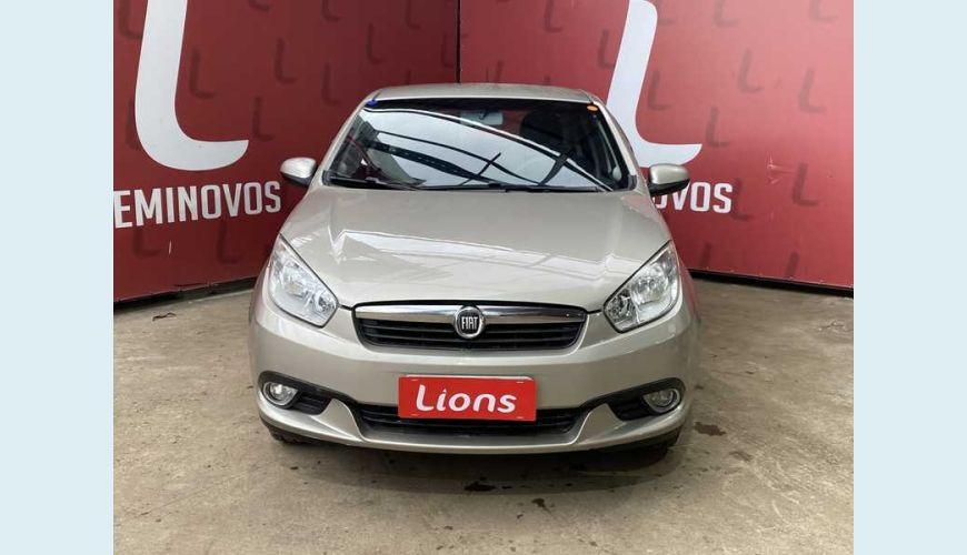 FIAT GRAND SIENA EVO ATTRACTIVE 1.4 8V FLEX MANUAL 4P - BEGE - 2013 Foto 4 (Grande)