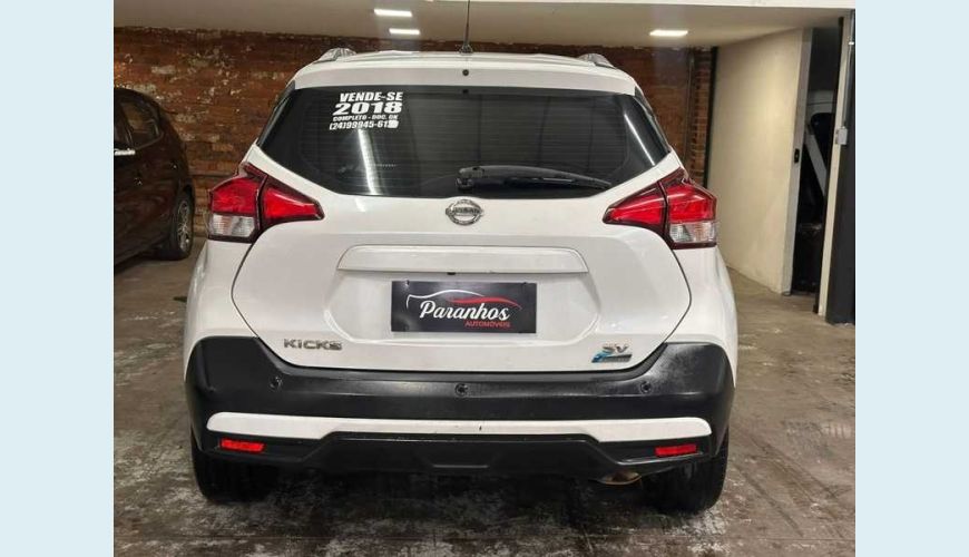 NISSAN KICKS SV 1.6 FLEX AUT. 4P - BRANCO - 2018 Foto 4 (Grande)