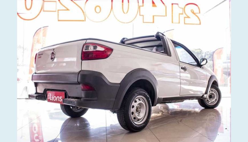 FIAT STRADA WORKING 1.4 FLEX MANUAL 2P - BRANCO - 2016 Foto 4 (Grande)