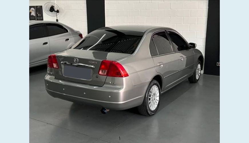 HONDA CIVIC LX/LXL 1.7 16V AUT. 4P - CINZA - 2002 Foto 4 (Grande)