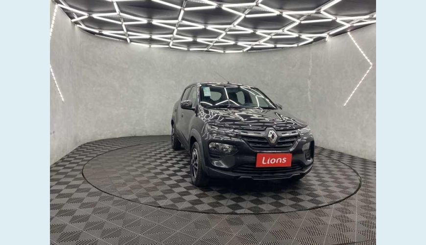 RENAULT RENAULT KWID INTENSE 1.0 12V FLEX MANUAL 4P - PRETO - 2023 Foto 4 (Grande)