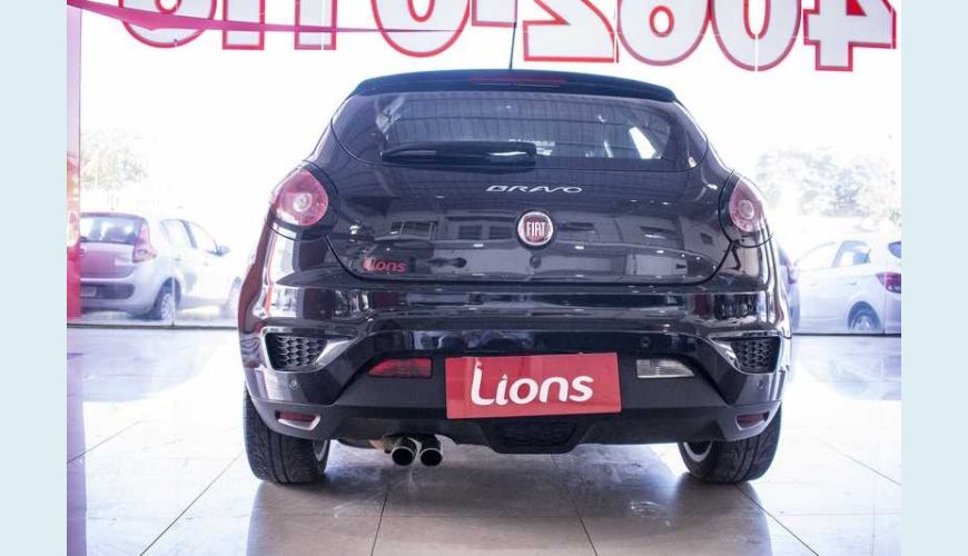 FIAT BRAVO BLACKMOTION 1.8 16V FLEX MANUAL 4P - PRETO - 2016 Foto 4 (Grande)