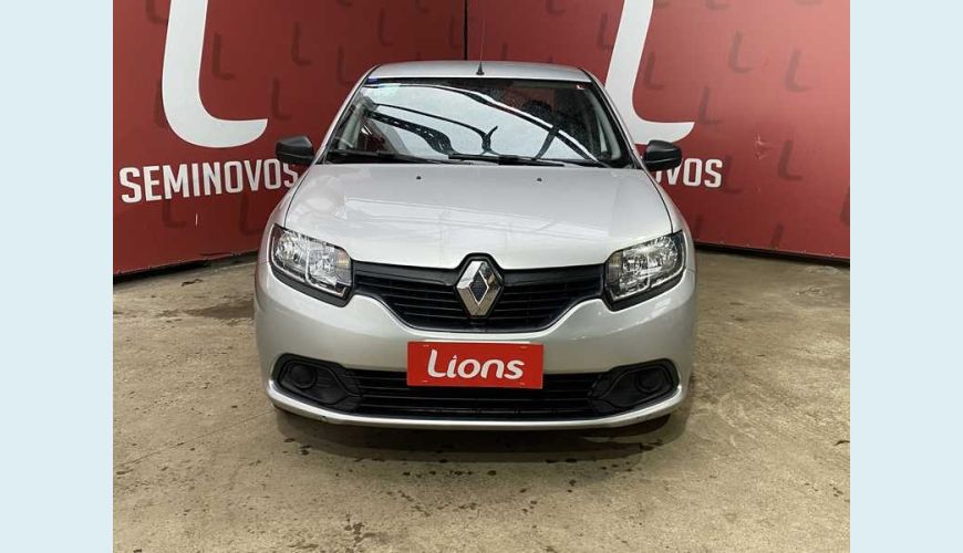 RENAULT LOGAN AUTHENTIQUE 1.0 12V FLEX MANUAL 4P - PRATA - 2018 Foto 4 (Grande)